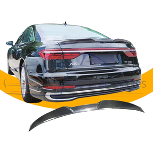 Spoiler Posteriore per Auto <span class=keywords><strong>A8</strong></span> in Fibra di Carbonio, Ricambio Auto per Berlina 2018-2023, Accessori Esterni - Product Image 6