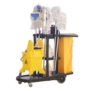 Carrito <span class=keywords><strong>de</strong></span> Limpieza Personalizable para Servicio <span class=keywords><strong>de</strong></span> Habitaciones, Carrito <span class=keywords><strong>de</strong></span> Limpieza para Conserje, Carrito <span class=keywords><strong>de</strong></span> Servicio para Hotel - Product Image 4