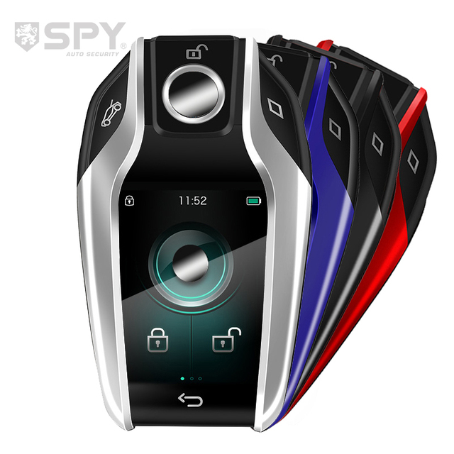 SPY Universal Smart Keyless Entry System with OBD Touch Screen Remote Control Car LCD Vehicle Keys