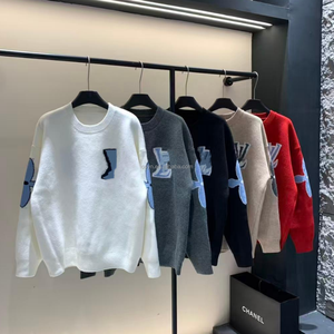 Vente en gros de pulls à col rond en laine jacquard pour femmes, nouveaux modèles automne/hiver, 26 modèles - Product Image 1