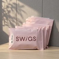 Sacs d'emballage pour vêtements imprimés personnalisés, sacs à fermeture éclair en plastique, sacs à fermeture éclair pour l'emballage des vêtements, sacs en plastique noir