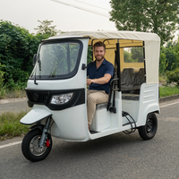 EEC Passenger Electric Tricycle 4000W Magnetic Steel Motor Three Wheeler Urban Short Distance Passenger Transport Daily Commute