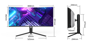 Computadora Todo en Uno de Fábrica de 34 Pulgadas, 3440*1440, 1080P, 165hz, 1ms, I3, I5, <span class=keywords><strong>I7</strong></span>, 256GB, Wifi, para Oficina y Trabajo - Product Image 3