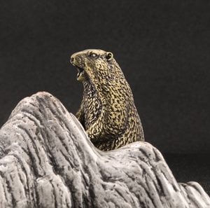 ใหม่ <span class=keywords><strong>WOODCHUCK</strong></span> เครื่องประดับทองเหลืองหนูสัตว์ตกแต่งงานฝีมือ - Product Image 4