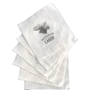 Biểu Tượng Tùy Chỉnh Thân Thiện Với Môi Khăn Ăn Cho Đám Cưới Trang Trí 4 Gấp 100 Tờ Khách Khăn Giấy Khăn Ăn Serviettes Cho Nhà Hàng - Product Image 2