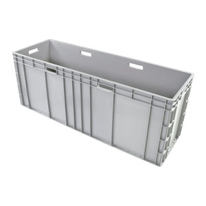 Nhiệm vụ nặng nề Stackable container công nghiệp kho lưu trữ Giao thông vận tải doanh thu di chuyển thùng nhựa EU nhựa hậu cần hộp