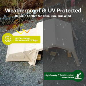 Tienda <span class=keywords><strong>de</strong></span> campaña inflable grande <span class=keywords><strong>de</strong></span> dos habitaciones, fábrica al por mayor, a prueba <span class=keywords><strong>de</strong></span> viento, comercial, familiar, para acampar al aire libre, carpa inflable - Product Image 2