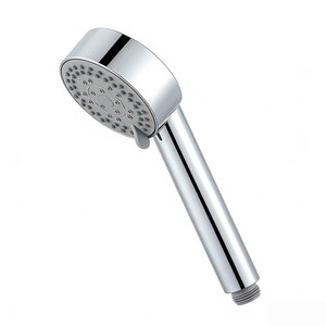 Pommeau de douche à main 3 fonctions, rond, réglable, avec jet massant et effet pluie, en ABS - Product Image 4