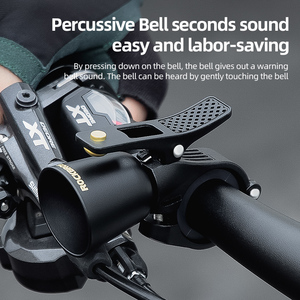 ROCKBROS classica bicicletta campana di rame <span class=keywords><strong>per</strong></span> adulti ciclismo manubrio Mountain Bike bicicletta corna campana - Product Image 6