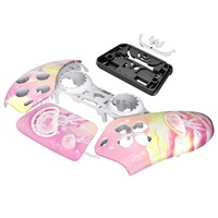 Pour boîtier de contrôleur PS5-Façade en plastique brillant de haute qualité EXtremeRate, coque personnalisée bricolage
