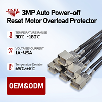 Interruptor Bimetálico de Reinicio por Apagado HCET, Protector de Motor Eléctrico/de Batería para Electrodomésticos y Piezas de Automóviles