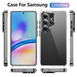 Funda Protectora Transparente para Samsung S26 Ultra, Antigolpes, TPU Suave, Carcasa Trasera Rígida de PC para S25 Edge, S24 Plus, S23, <span class=keywords><strong>S22FE</strong></span> - Product Image 4