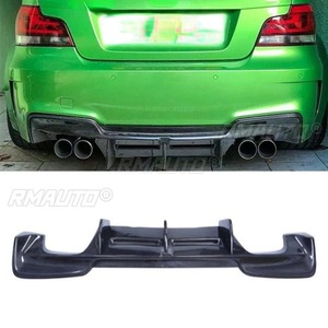 Fibra de carbono real para BMW 1M E82 E88 2007-2012, protector de parachoques trasero, difusor, kit de carrocería, accesorios de protección. - Product Image 2