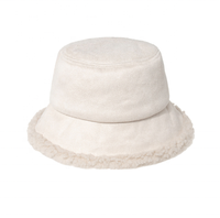 Chapeaux Bob Unisexe Personnalisés en Daim Doux avec Logo Imprimé, Design Sherpa pour Pêcheur, Cyclisme et Usage Quotidien en Extérieur, Motif Feuille