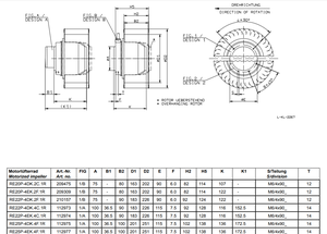 ZIEHL-ABEGG Fan Genuine RF22P-2DK.3F.5R Xerox With OEM Support RE22P-2DK.3F.5R Spindle Motor One-Year Warranty ZIEHL-ABEGG Fan R - Product Image 3