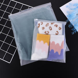 Embalaje de ropa Pvc Cremallera transparente Alta calidad Nueva bolsa de plástico de envío blanca esmerilada de lujo personalizada con logotipo - Product Image 4