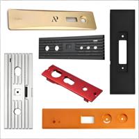 Boîtier métallique anodisé couleur personnalisé en petite série, découpe laser, usinage CNC, service de fraisage, boîtier audio DIY en aluminium