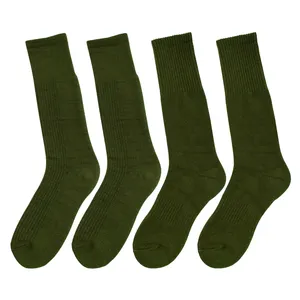 Calzini termici in lana di alpaca merino cashmere di puro pile di lusso invernale spesso nero verde militare a mano per l'equitazione