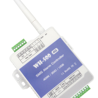 WAYHANG WH-500, Abrepuertas 4G de Material ABS, Modo Dual (4G/GSM), Interruptor de Relé, Control Remoto, Compatible con Aplicación, Alarma por Llamada/SMS