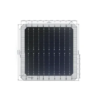 Cellule solaire 10BB monocristalline mono cellule solaire PV cellules photovoltaïques prix 182mm 210mm