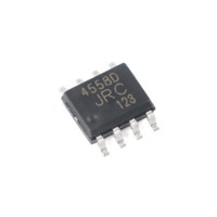 Circuito Integrado de Amplificador Operacional Dual JRC4558D NJM4558D SOP-8, Chip IC JRC 4558D, Amplificador Operacional de Audio, Componentes Electrónicos