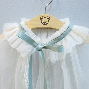 Nuevo Vestido Infantil Premium de Estilo Occidental con Cuentas y Encaje para Niñas, Ideal para Fiestas, Compra Directa de Proveedor Chino - Product Image 3