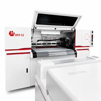 Impresora DTF Automática de Alta Velocidad de 60 cm con 12 Cabezales Epson I3200, Máquina de Impresión de Camisetas Profesional de Gran Formato Industrial