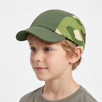 Casquette de baseball imperméable en nylon pour enfants avec visière incurvée, couleur camouflage, pour garçons et filles, été, plage, sports de plein air, voyage