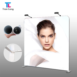 TianLangAluminum Fabric Booth Display Tradeshow Exposición Pared trasera Promoción portátil Telón de fondo Soporte - Product Image 6
