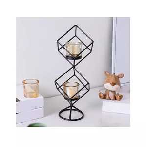 Portavelas de cristal para decoración del hogar - Product Image 3