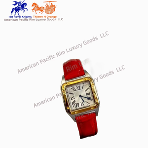 Luxury Fashion Women's Quartz <b>Watch</b> Genuine Leather Strap <b>Case</b> Stainless Steel Band Sapphire Crystal Dial Water Resistant 10 Bar - Product Image 4