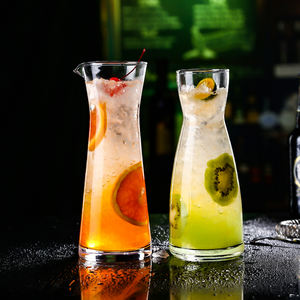 Marque personnalisée Carafe à jus en verre de 580ml 20oz Contenants à jus Carafe Bormioli Rocco Misura - Product Image 5