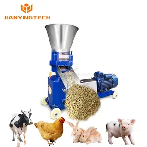 Ligne de production de broyeur de grains pour petite entreprise Moissonneuse-pilule d'ensilage machines de traitement des aliments pour animaux machine à granulés