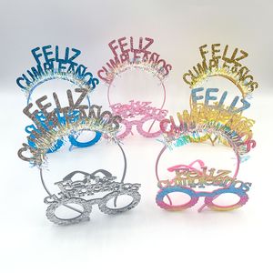 <span class=keywords><strong>Joyeux</strong></span> <span class=keywords><strong>anniversaire</strong></span> Lunettes Funny Party Paper Glasses Celebration - Product Image 1
