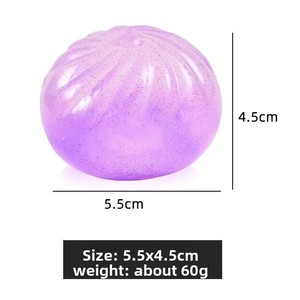 Jouet anti-stress créatif en cristal en forme de boulette – Conception de boulette simulée pour tous les âges et tous les genres – Vente en gros Marque Xc - Product Image 4