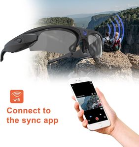 Wifi máy ảnh Kính mát thể thao HD 1080p Video ghi âm kính DVR Eyewear với UV400 ống kính cho thể thao ngoài trời - Product Image 5