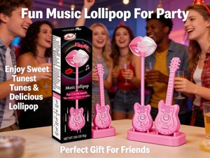 En popüler Tastysound lolipop oyuncak tatlı müzik lolipop şeker oyuncak ses ses eğlenceli şeker oyuncak müzik kemik iletim lolipop - Product Image 3
