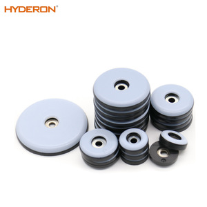 Almohadillas de Fieltro para Muebles Hyderon, Grises, de Goma, Antideslizantes, Reductoras de Ruido, Protección para Pisos, para Uso Doméstico - Product Image 1