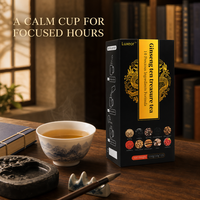 Sachets de thé aux dix trésors de ginseng naturel sans sucre – Infusion bien-être quotidienne pour le bureau, la maison, les cadeaux et les tasses du matin