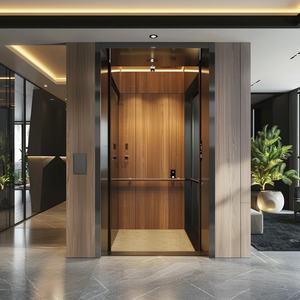 Ascenseur de passagers moderne Fuji Japon pour 10 personnes, entraînement par courant alternatif, machine à traction sans engrenage, fabriqué par Business Elevator - Product Image 2