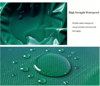 Bâche PVC enduite imperméable et antistatique 500 GSM sur mesure pour abris de volailles, poulaillers et fermes