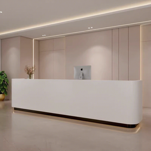 Mostrador de Recepción Pequeño para <span class=keywords><strong>Centro</strong></span> Clínico y Spa de Cuidado de la Piel, con Acabado Brillante y Elegante, Hecho a Medida, Marca Shinestone - Product Image 2