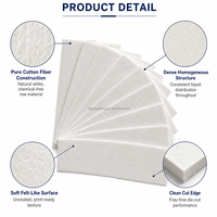 Papier absorbant en coton de qualité supérieure, épais et indéchirable, pour impression offset, idéal pour cartes parfumées, sous-verres, chaussures, vêtements et filtres.