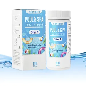 Tiras do teste da piscina do apoio 3in1 do OEM