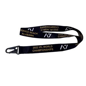 Nouveau cordon de cou promotionnel en polyester tendance avec porte-badge en plastique - Product Image 3