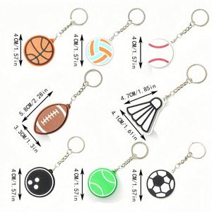Juguete Sensorial Antiestrés de PVC con Diseño de Balón Deportivo Impreso en 3D, Llavero Clicker, para Aliviar el Estrés, para Niños y Adultos con Autismo e Hiperactividad - Product Image 2