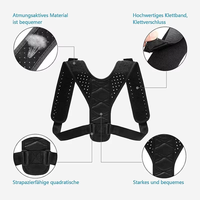 Correcteur de posture dorsale, soulagement de la douleur, redresseur de cyphose, soutien de la colonne vertébrale, confortable, réglable, attelle dorsale supérieure pour hommes et femmes