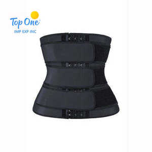 Top OneOEM ODM neopreno cintura entrenador Wrap mujer doble cinturón compresión corsé faja moldeadora con correa para la barriga - Product Image 5