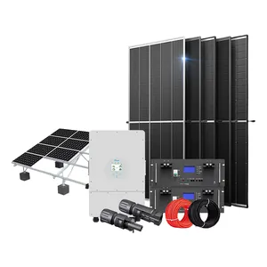 Batterie au Lithium solaire 48V 200ah système de stockage d'énergie domestique 10kw 30kw avec batterie au Lithium système d'énergie solaire 15kw