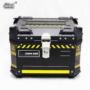 BORSKE usine <span class=keywords><strong>moto</strong></span> Top case <span class=keywords><strong>moto</strong></span> arrière boîte à bagages 45L PP plastique <span class=keywords><strong>moto</strong></span> queue boîte - Product Image 3